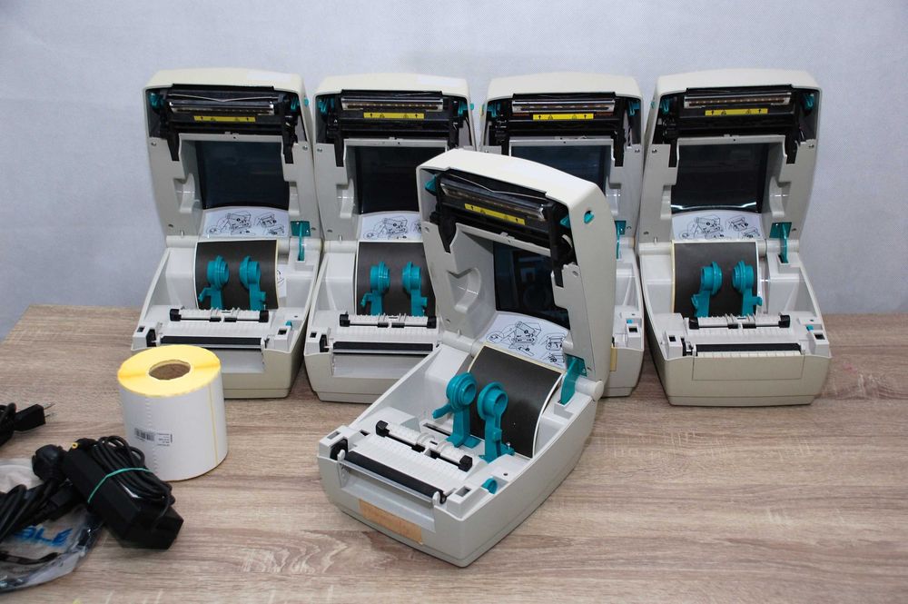 ZEBRA TLP2844-Z термотрансферний принтер етикеток наклейок 101мм USB