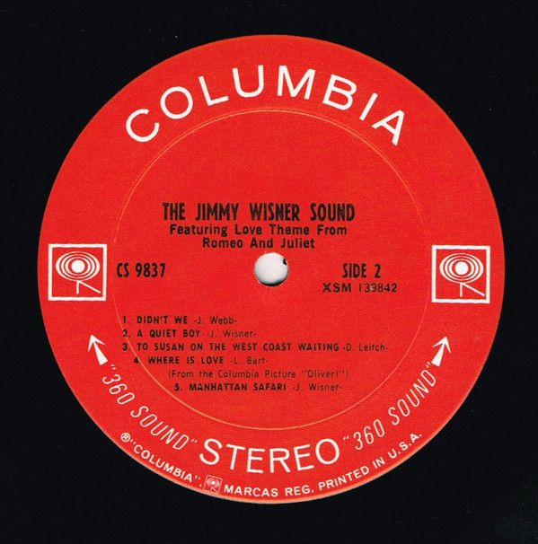 Продам виниловую пластинку The Jimmy Wisner Sound