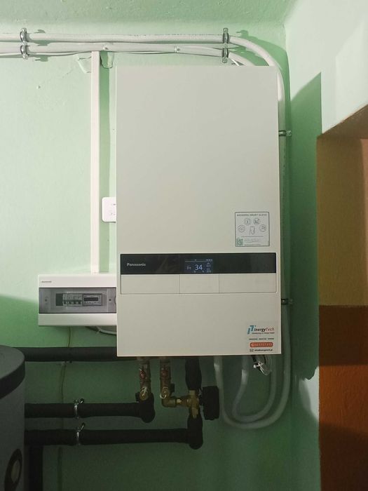 Pompa ciepła Panasonic – kompletny montaż, kotłownia