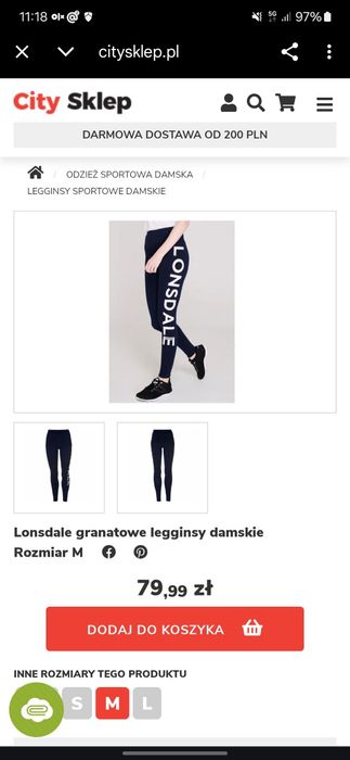 Nowe legginsy Lonsdale