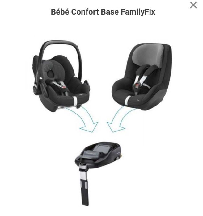 Base isofix+cadeira auto bebeconfort