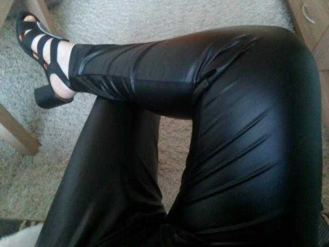 Seksi legginsy z zamkiem,XL