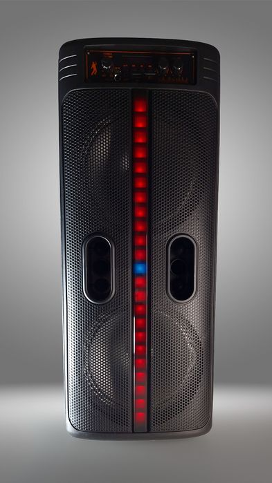 Блютуз колонка с RGB и микрофоном, БОЛЬШАЯ!