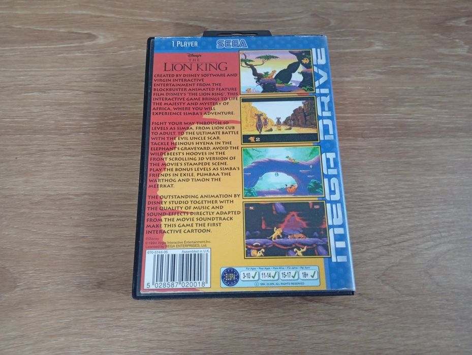 The Lion King Sega Mega Drive