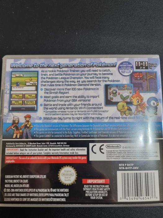 Jogo pokemon diamond Nintendo DS
