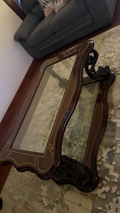 Mesa centro madeira maciça