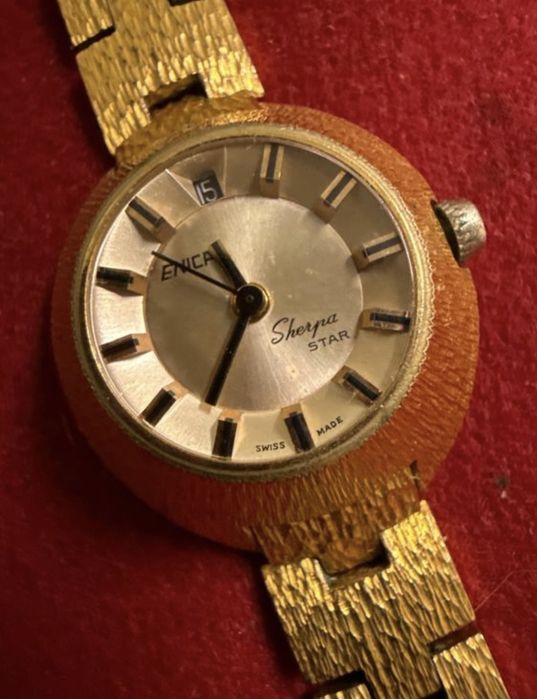 Zegarek damski Enicar Sherpa Star lata 70 25 mm automat