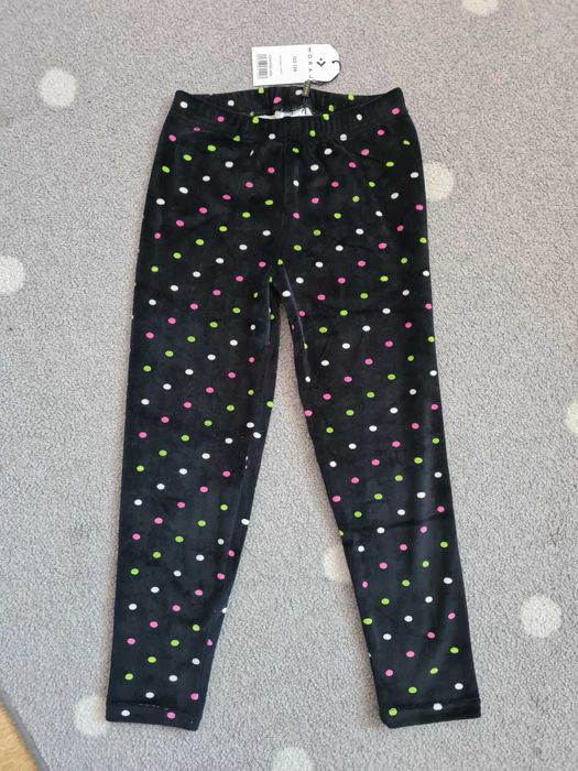 Nowe getry legginsy welurowe Moraj r.122