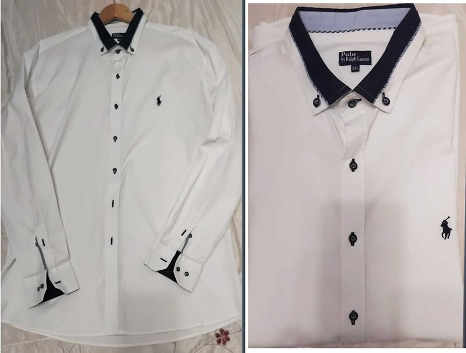 Лён 100%, Monterey, шикарная мужская рубашка, размер 3XL, цвет: белый. Made in India