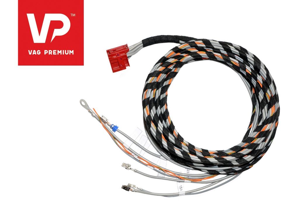 VW Passat B6 instalacja wiązka haka 1KO907383E hak holowniczy