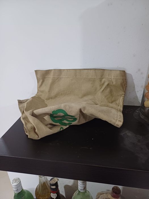 Saco transporte dinheiro antigo