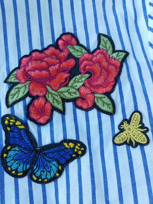 Летняя рубашка с вышивкой