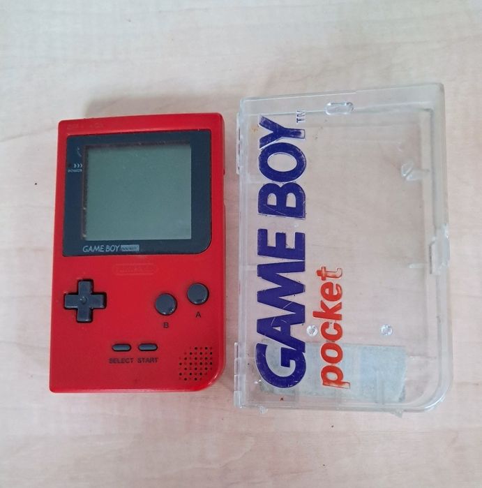 Kolekcjonerska konsola Game Boy Pocet - czerwona z orginalnym