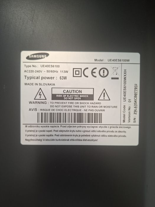 Sprzedam telewizor marki samung