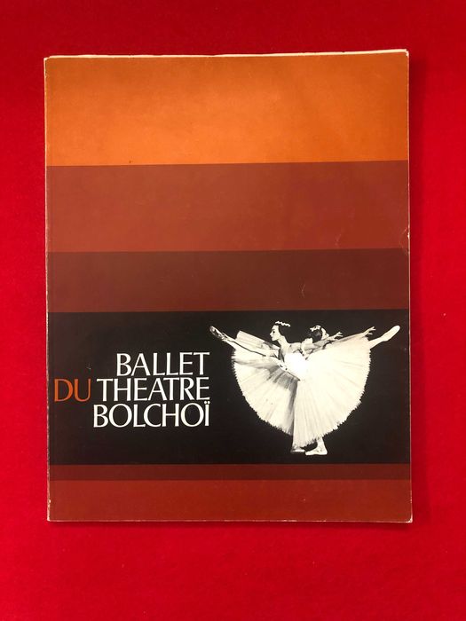 ballet du théatre bolchoi 1977 Programa
