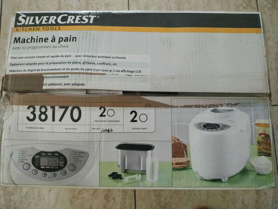 Wypiekacz do robienia ciasta i do pieczenia chleba