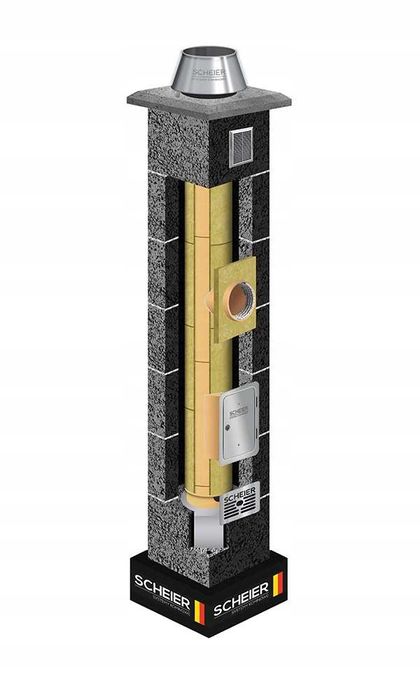 System kominowy Scheier 7mb fi 200 1 wentylacja komin ceramiczny