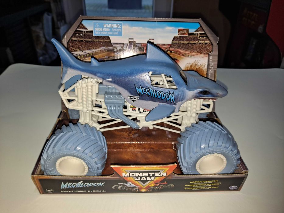 Monster Jam Megalodon [Nowa] Zabawka Metalowe Auto Spin Master