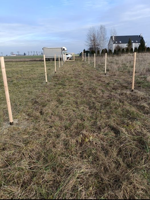 Ogrodzenie leśne tymczasowe budowlane