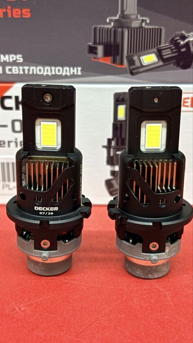 LED лампи Decker PL-07 D4S | Заміна штатного ксенону