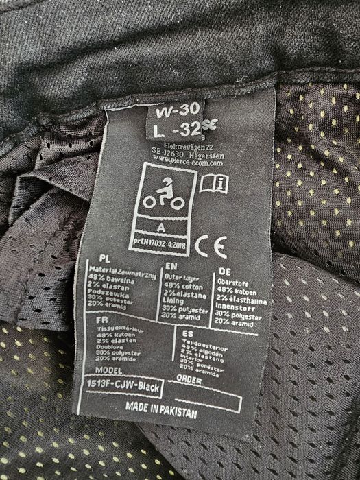 Мото джинсы арамид кевлар.(S)