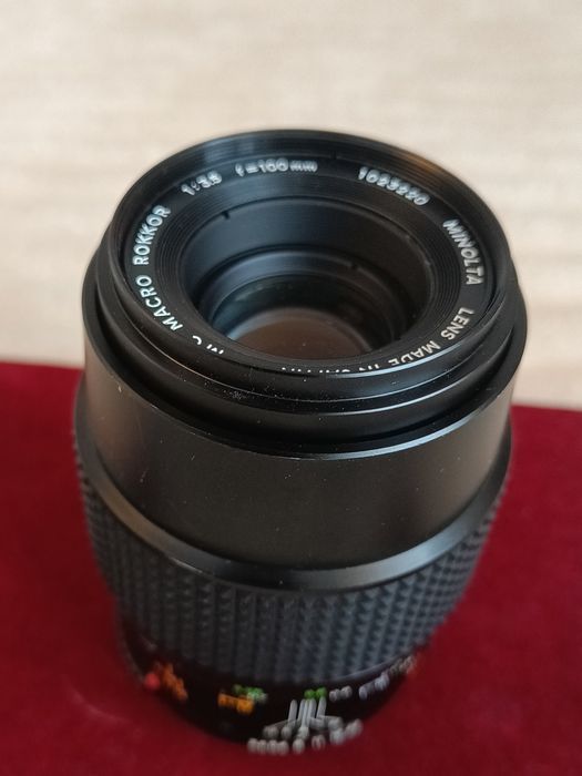 Obiektyw Minolta MC Macro Rokkor 100mm f/3.5 | Legendarna ostrość! 1:1