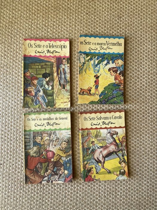 Vários livros O vagabundo ,Os Sete todos antigos