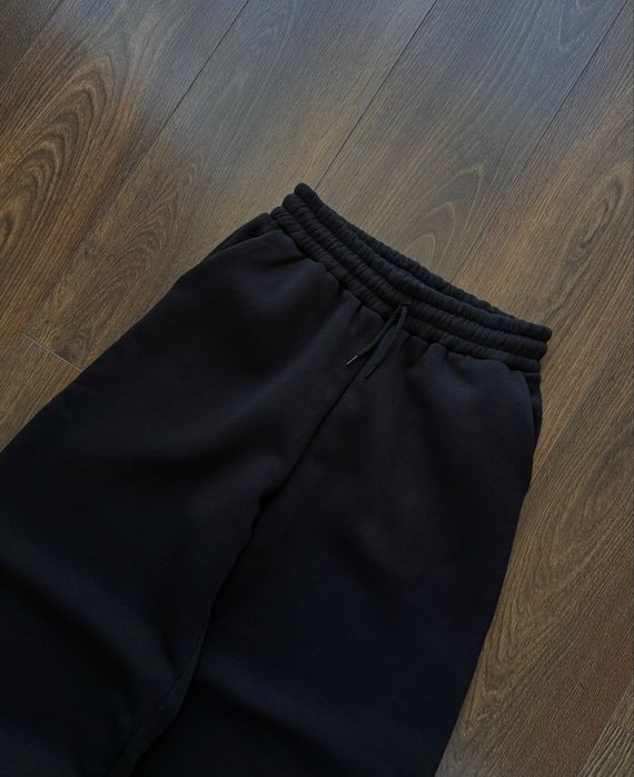 Широкі Штани Спортивні Парашути Утеплені З Флісом Sweatpants Baggy Fit Чорні Черные Спортивки Jaded London Skater Flared Фларед Широкие Y2K SK8