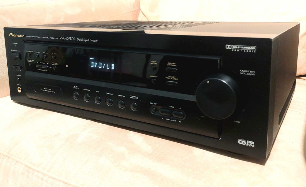 ‼️ pioneer vsx-407 rds amplituner 5.1 ciężki solidny ‼️