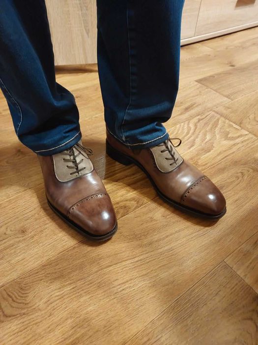 Оксфорди броги Salvatore Ferragamo чоловічі