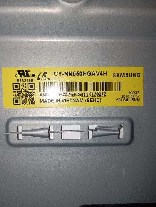 Телевизор 50" Samsung на запчасти...