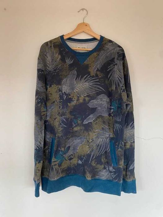 Sweatshirt Billabong com estampado tropical (L)