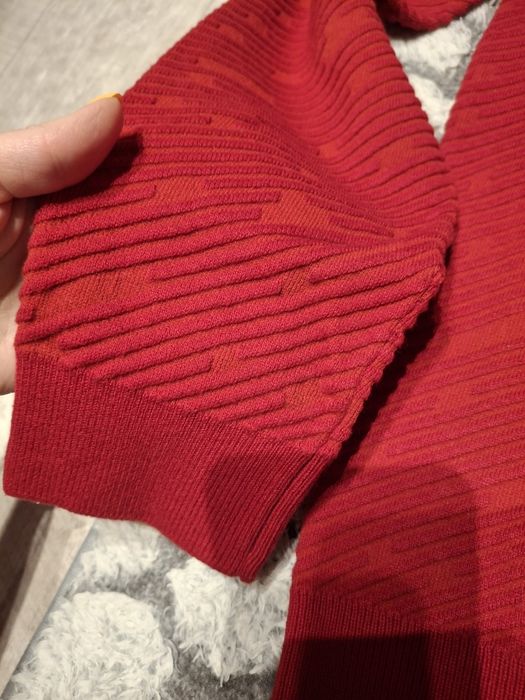 Sweter męski czerwony Reserved
