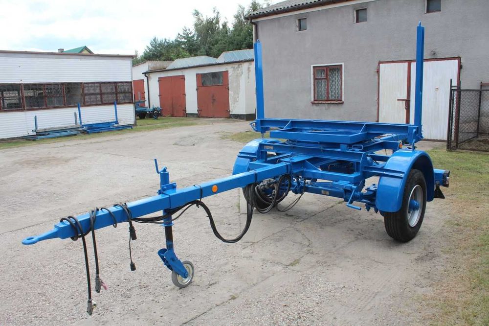 Przyczepa dłużyca dłużycowa do stali drutu słupów energetyka 6 Ton