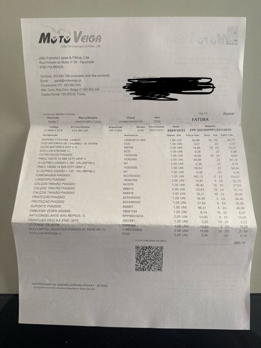 Piaggio MP3 250 LT - Carta Carro