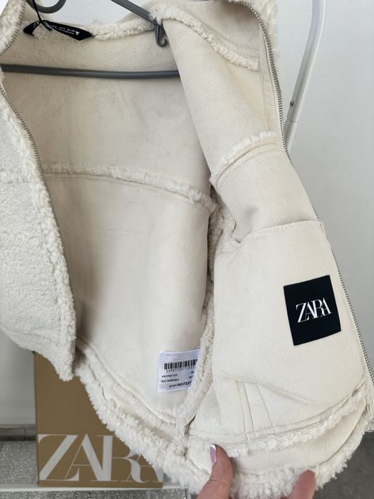 Трендова оверсайз шубка тедді куртка Zara s