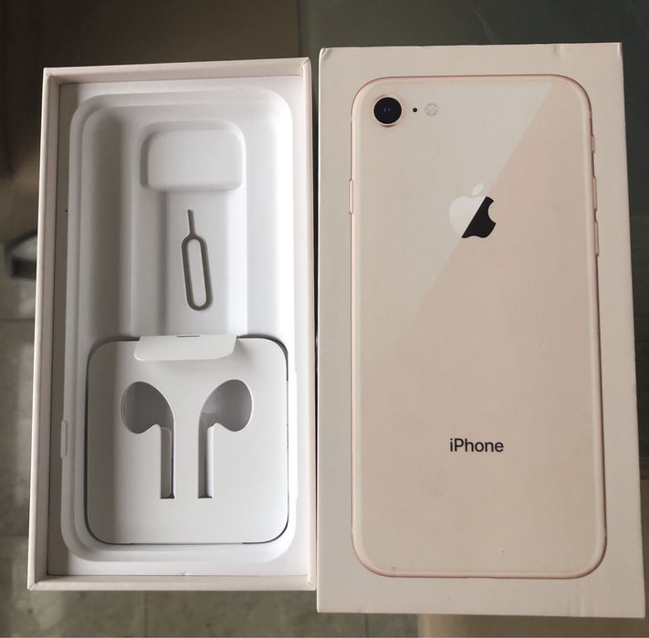 iPhone 8 rose gold com caixa original