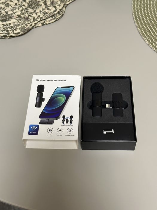 Микрофон петличный беспроводный для iPhone