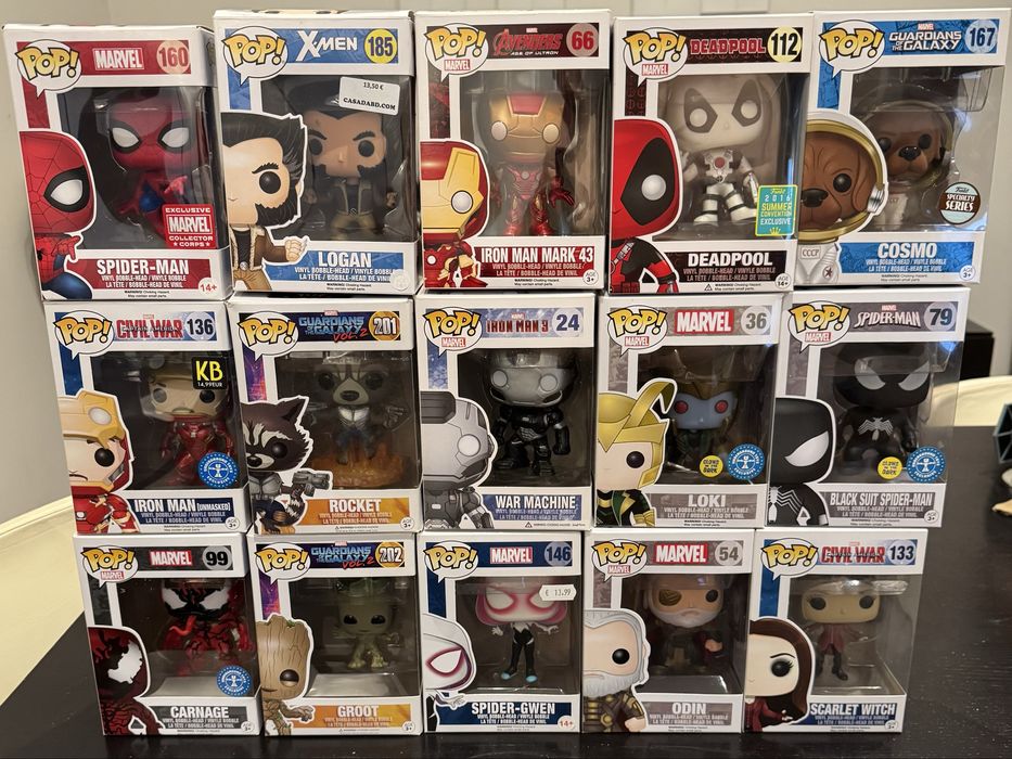 Colecção Funko Pop - Star Wars, Marcel, DC, Disney, Game of Thrones et