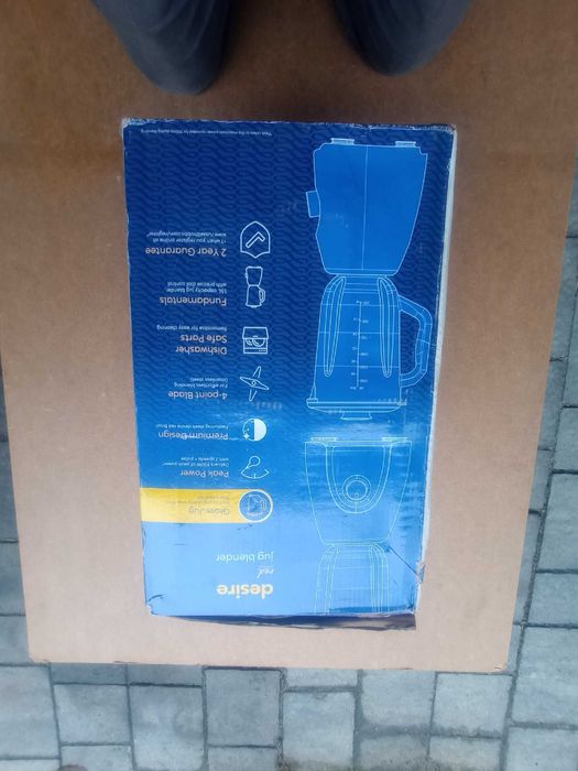 BLENDER Kielichowy Szklany RUSSELL HOBBS 850W Gwarancja  Nowy