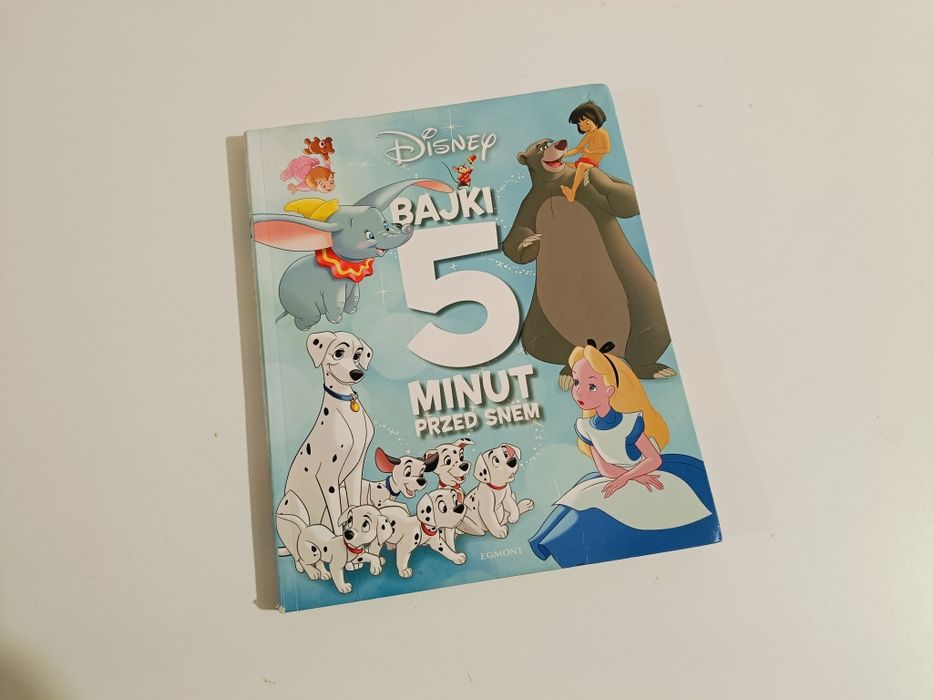 Książka bajki 5 minut przed snem disney 101 dalmatyńczyków dumbo król