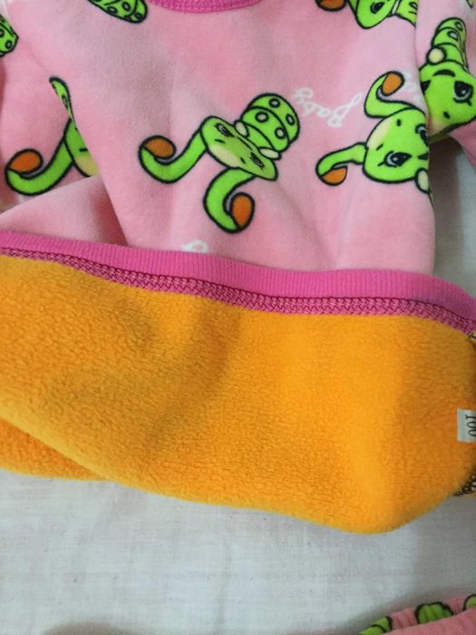 Тёплая пижама на девочку, рост 92-104см. Только самовывоз!