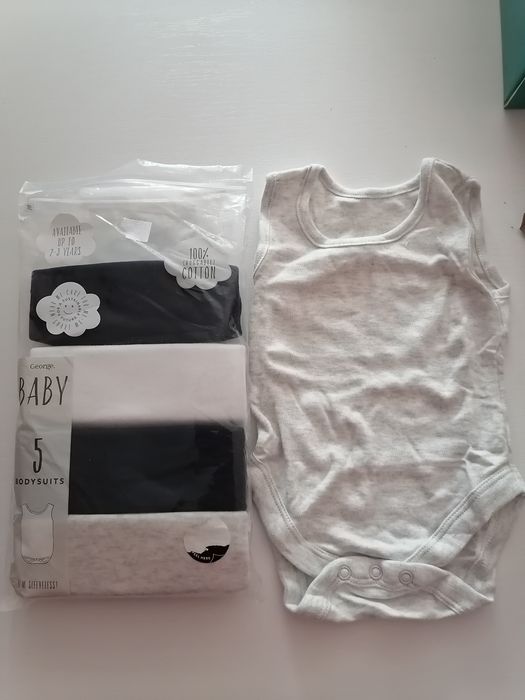 Body, rampers chłopięcy George 3 6 mscy 62 68