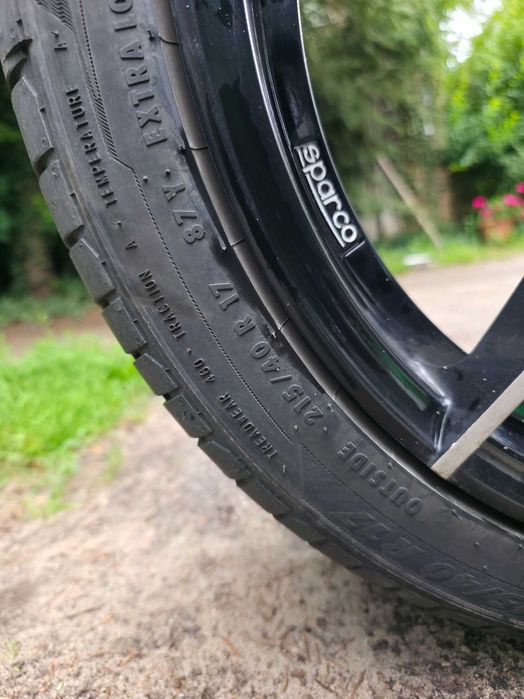 Mini Cooper r50 r52 r53 r56 Felgi Sparco 17 + Opony