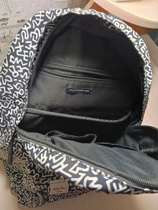 Рюкзак черно-белый