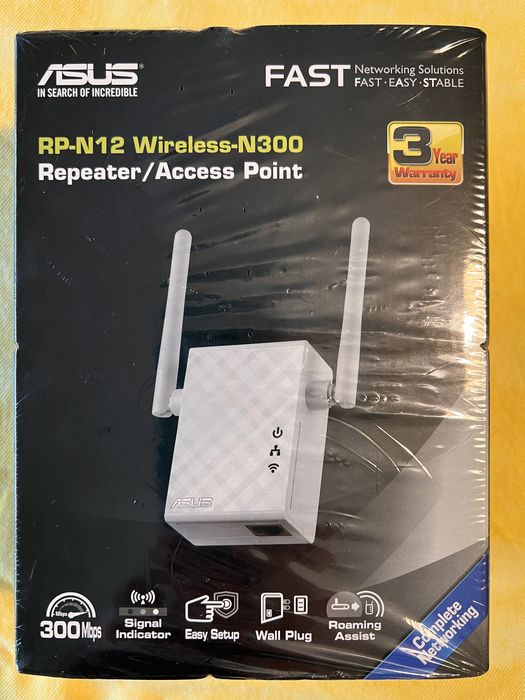 ASUS RP-N12 Wireless-N300 Router – New64741152690433120