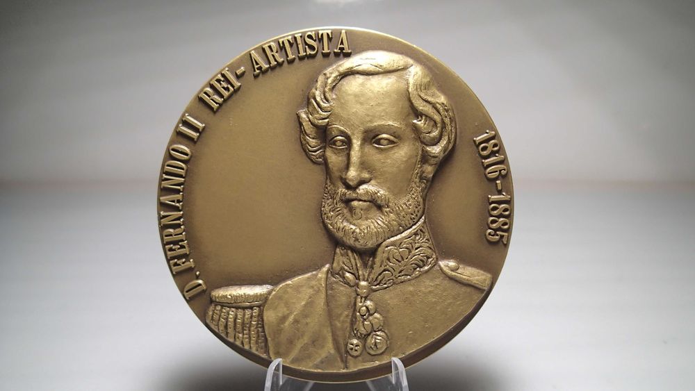 Medalha em Bronze de D.Fernando II , Rei Artista