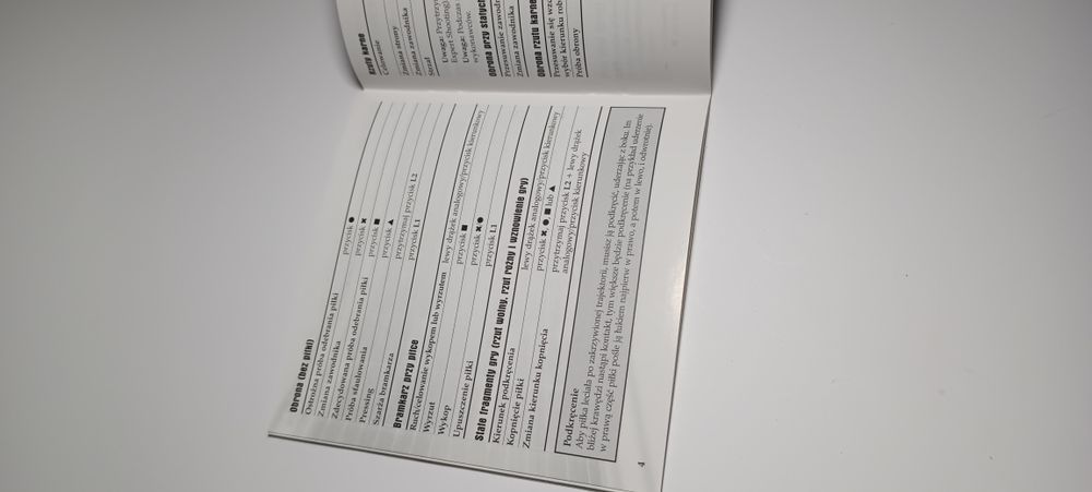 FIFA Football 2005 Polska dystrybucja książeczka instrukcja ps1 psx ps