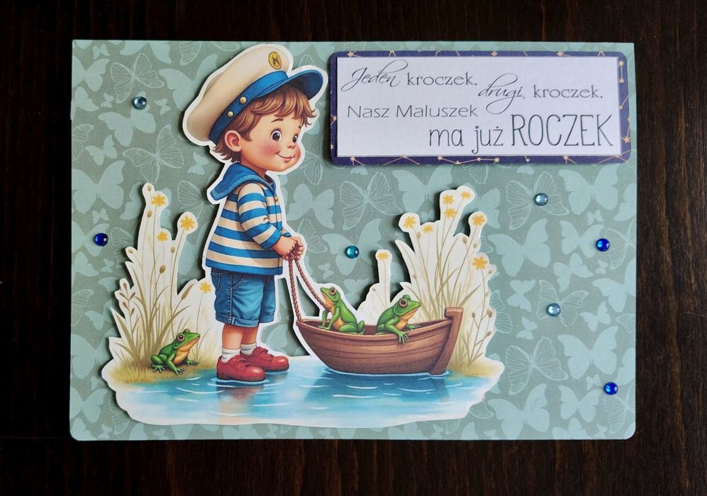 Kartka urodzinowa, imieninowa , roczek