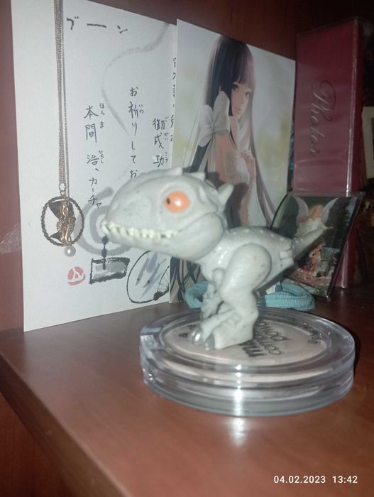 Игрушка динозаврик из пластика, Германия.